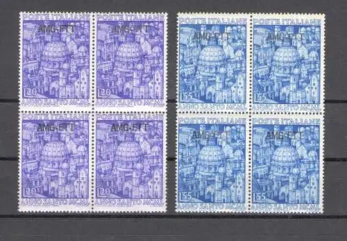 1950 TRIEST A - Nr. 73-74, Anno Santo, MNH ** Quartina