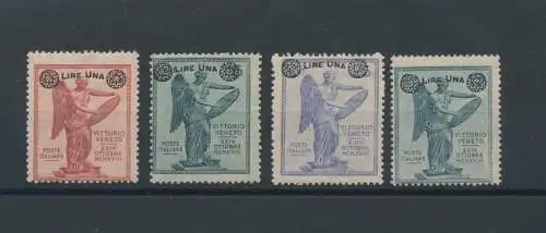 1924 Italien - Vittoria Soprastampata, Nr. 158/161 - postfrisch **