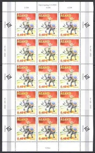 2002 EUROPA CEPT Aland Nr. 1 Kleinbogen - postfrisch **