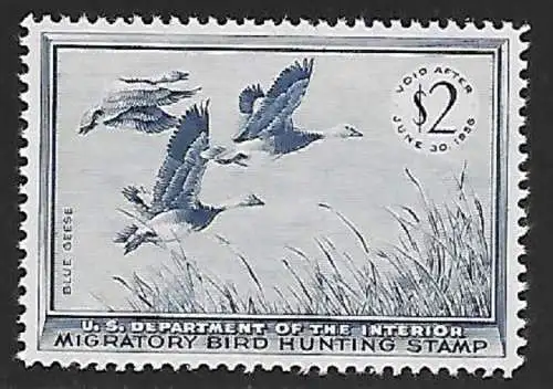 1955 USA, 2$ Blue Geese MNH/**