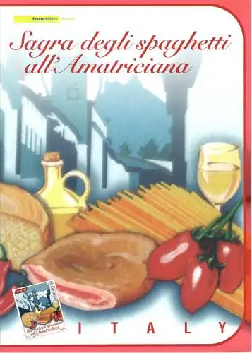 2008 Italien - Republik, Folder - Spaghetti Amatriciana Nr. 183 - postfrisch **