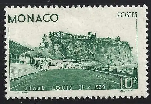 1939 MONACO, Nr. 184 Stadio Louis II. MH/*