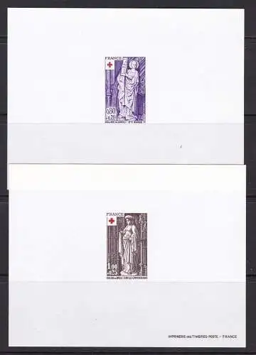 1976 FRANKREICH - Nr. 1910/1911 Europa MNH ** Paar Luxusprobe