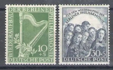 1950 Deutschland - Berlin - Berliner Philharmoniker - Mi.Nr. 72/73 - postfrisch**