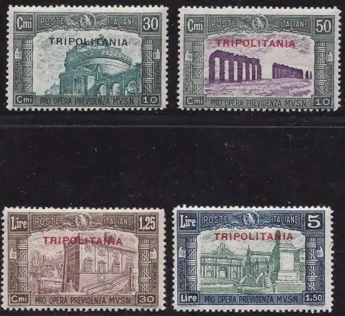 1930 TRIPOLITANIEN, Nr. 69/72 Milizia III POSTFRISCH/**