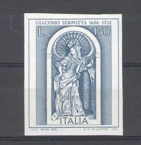 1976 Italien, 150 Lire ungezähnt, Nr. 1339Ba, postfrisch**