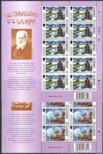 1997 EUROPA CEPT Guernsey 2 Miniblätter mit 10 Werten postfrisch **