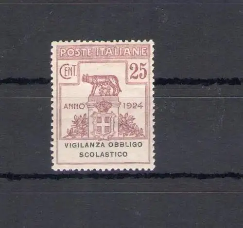 1924 Italien, halbstaatliche Körperschaften, komplette Serie 69,1 Wert, Wachpflicht, postfrisch ** - sehr zentriert