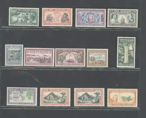 1940 NEW ZEALAND - Stanley Gibbons Nr. 613-25 - 13 Werte - MNH **