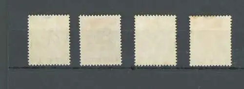 1905-11 JAMAIKA - Stanley Gibbons Nr. 37- 39 - 43 - 45 - Wasserzeichen Mult Crown CA - MH*