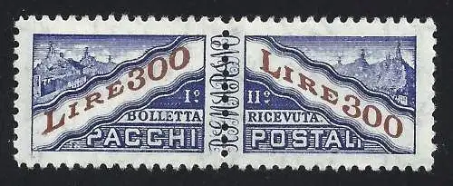 1960 SAN MARINO, Postpakete Nr. 40 MNH/**