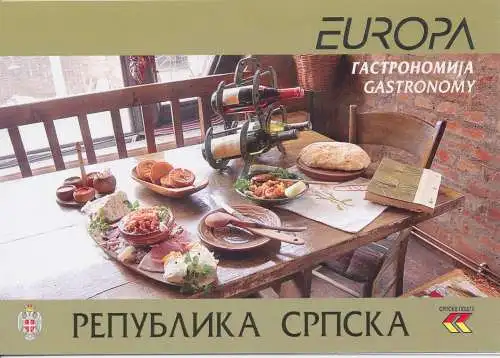 2005 EUROPA CEPT Bosnien Serba Libretto Gastronomia MNH **