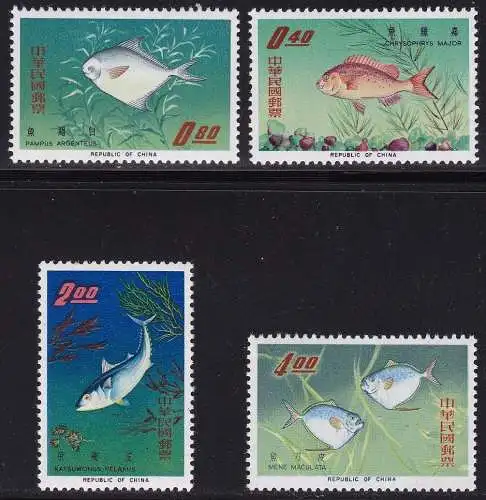 1965 Formosa - China Taiwan - Yvert 518/521 - 4 Werte - postfrisch **