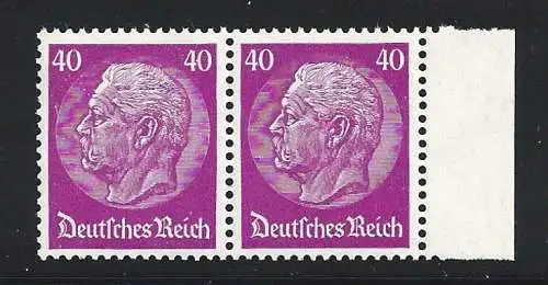 1932-33 DEUTSCHES REICH - Nr. 456 40p. lila rosa Hindenburg MNH/**