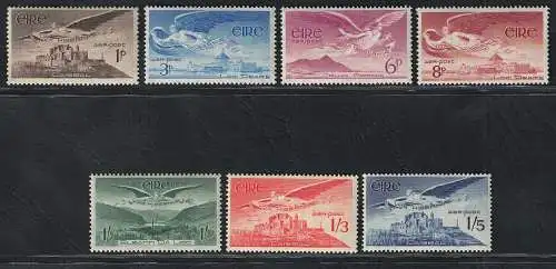 1948-65 IRLAND, # 1/7 Luftpost, Engel im Flug, postfrisch**