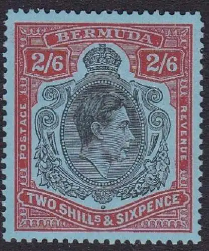 1950 BERMUDA, SG 117c 2s6d MNH/**