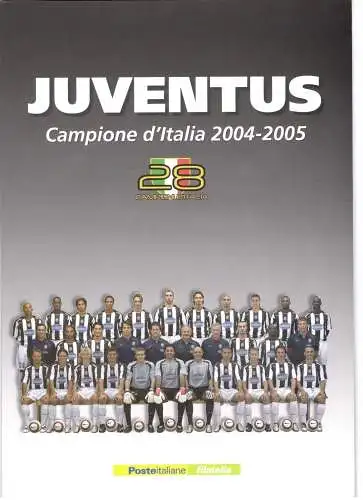 2005 Italien - Republik, Folder Juventus Campione d'Italia, postfrisch **