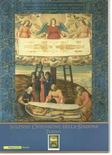 2010 Italien, Folder - Solenne Ostensione della Sindone, Nr. 221 MNH **