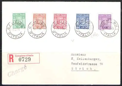 1944 Champion, Nr. 1a/5a, I. Zahnauflage 11 1/2, 20/06/1944 - Gebraucht