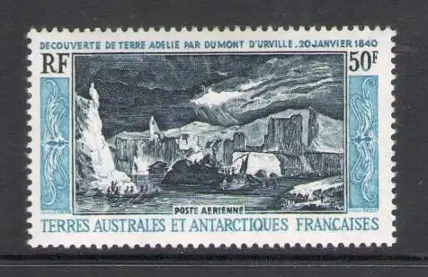 1965 TAAF - Luftpost - Yvert Nr. 8 - Scoperta Terre - MNH **