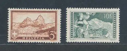 1930-31 SCHWEIZ, Nr. 244-245, Ansichten, postfrisch**