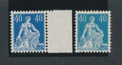 1916-22 SCHWEIZ, Schweiz Einheitliche Sitzung, # 164+164a, postfrisch**