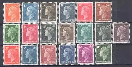 1948-53 Luxemburg - Großherzogin Carlotta, Nr. 413A-24, postfrisch**