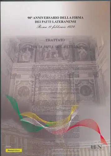 2019 Italien - Republik, Folder - Lateranverträge Nr. 635 - postfrisch **