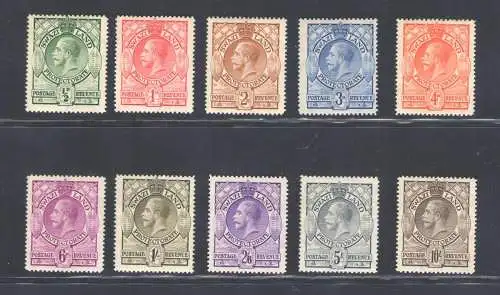 1933 Swasiland, Stanley Gibbons n. 11/20 - MH*