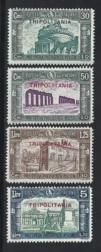 1930 TRIPOLITANIEN, Nr. 69/72 4 Werte postfrisch**