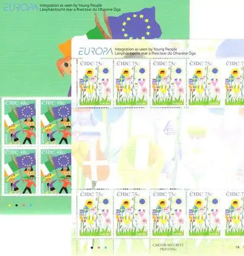 2006 EUROPA CEPT Irland Kleinbogen Integration Jugend postfrisch **