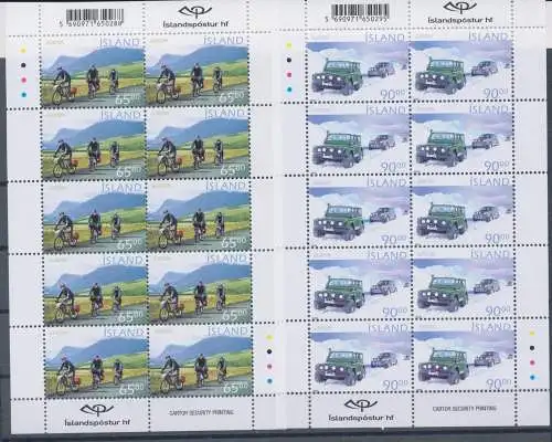 2004 EUROPA CEPT Island Minifogli Le Vacanze MNH **