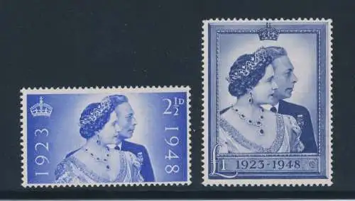 1948 GROSSBRITANNIEN GREAT BRITAIN Giorgio VI 237/238 POSTFRISCH **