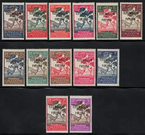 1930 Wallis und Futuna, Segnatasse # 11/23, postfrisch **