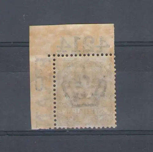1901 KÖNIGREICH - Vittorio Emanuele III - 25 Cent Floral Bogenwinkel mit Tischnummer 4214 Nr. 73 - sehr zentriert postfrisch **