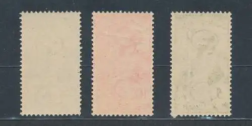 1900 SCHWEIZ, Jubiläum UPU Zahnung Kamm, SBHV # 77B/79B, POSTFRISCH**