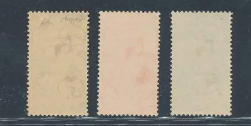 1900 SCHWEIZ, Jubiläum UPU Feinstich, SBHV # 77c/79c, postfrisch**