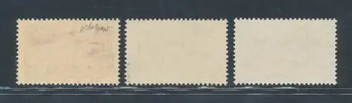 1914 SCHWEIZ, Ansicht Berge Einheitskatalog # 142/44, postfrisch **