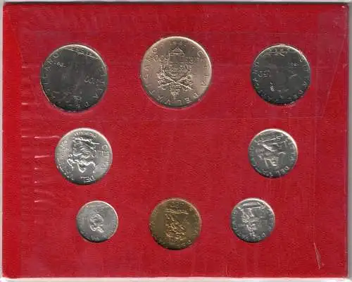 1961 Vatikan, Johannes XXIII., Jahr III, kompletter Jahrgang FDC