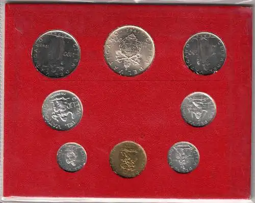 1962 Vatikan, Johannes XXIII., Jahr IV, kompletter Jahrgang FDC