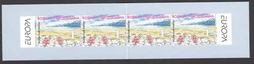 1999 EUROPA CEPT, Libretto, Bosnien-Herzegowina Kroatien, postfrisch**