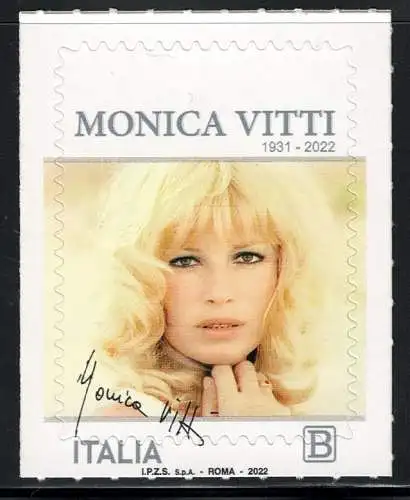 2022 Italien, Monica Vitti ohne Italien und ohne Wert # 4249, postfrisch**