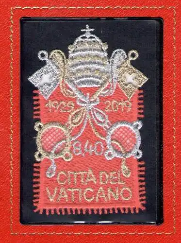 2019 Vatikan, 8,40 Euromarke aus Stoff # 1809, postfrisch**