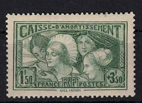 1931 FRANKREICH, Amortisationskasse, # 269 MNH **