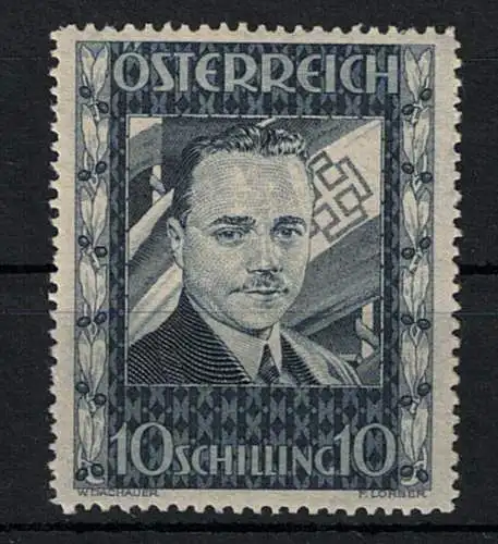 1936 Österreich, 10 Schilling, # 484, Dolfuss, postfrisch**