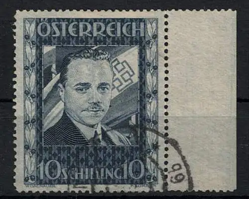 1936 Österreich, 10 Schilling, # 484, Dolfuss, gebraucht