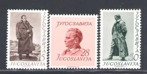 1952 JUGOSLAWIEN - 60. Geburtstag Titus - Einheit Nr. 607/09 - postfrisch**