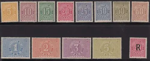 1929 KOLUMBIEN - Yv PA 74/86 Serie mit 13 Werten MLH/**