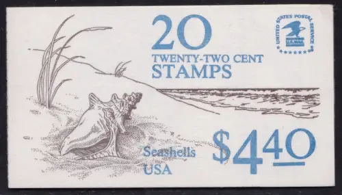 1985 USA - BOOKLET Nr. 142 $4,40 braun und hellblau MNH / **