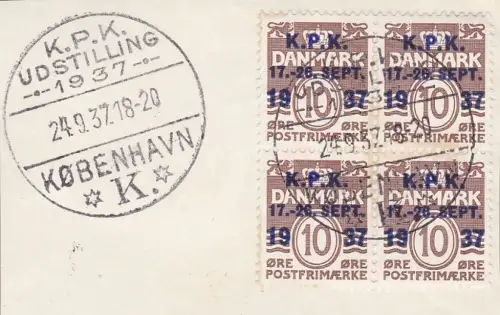 1937 Dänemark, Nr. 252A Viertel gebraucht